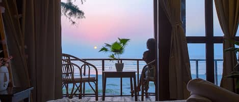 Wooden Sea view Cabin with Balcony | View from room