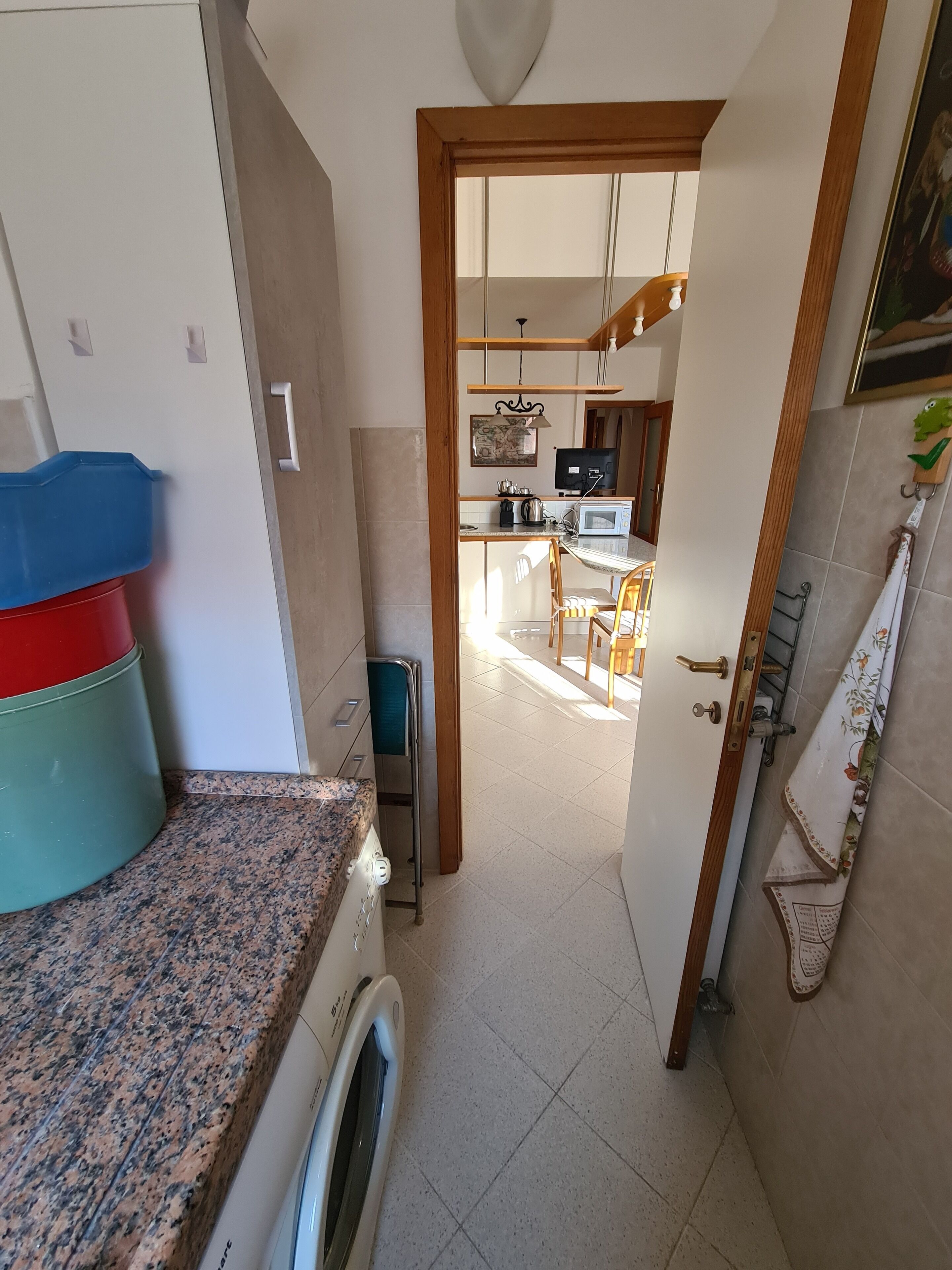 Departamento clásico | Baño | Secadora de cabello, bidet, toallas 