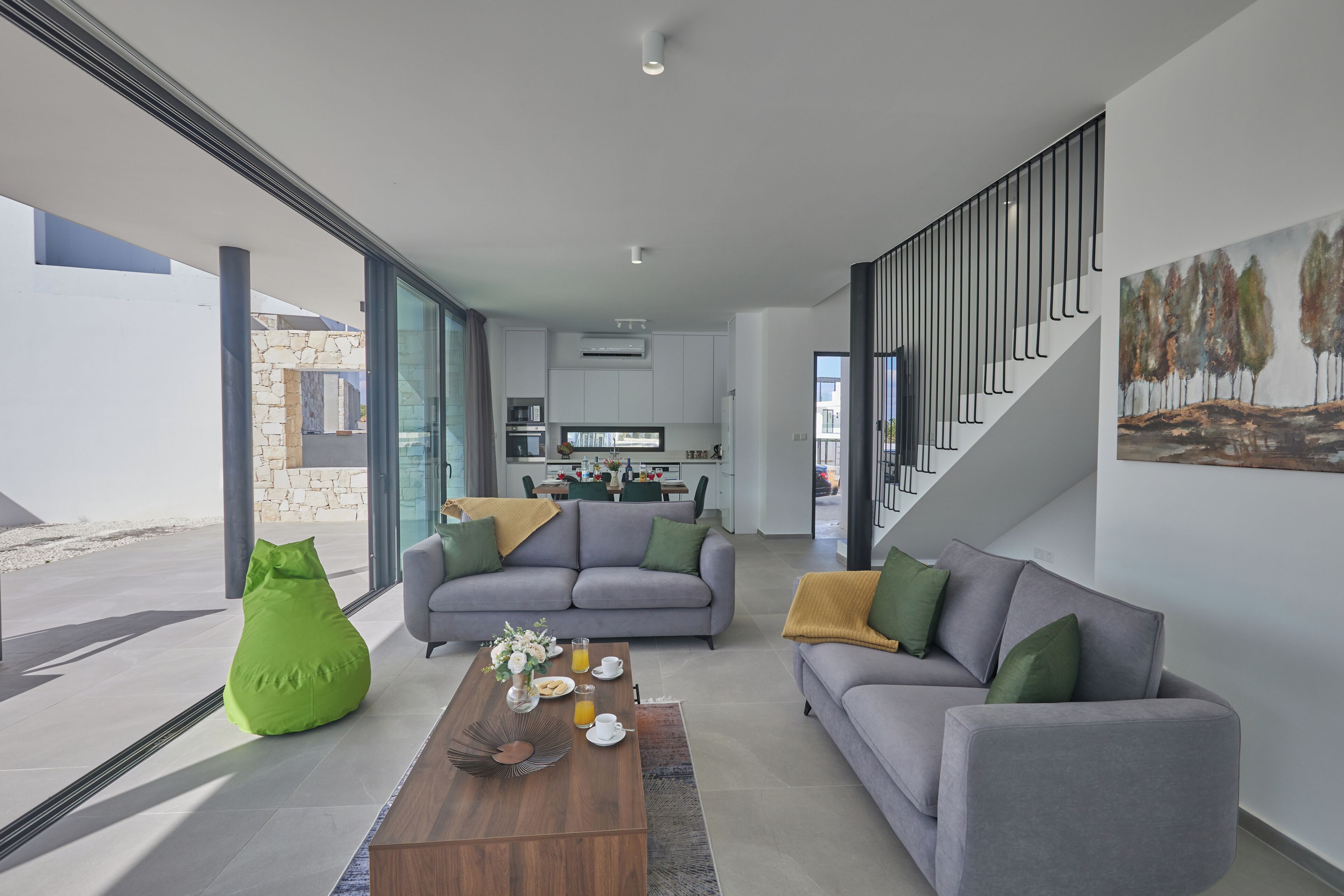 Villa, 3 Bedrooms, Private Pool, Garden View | Living area