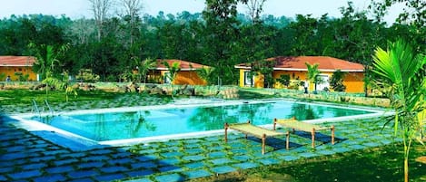 Una piscina techada