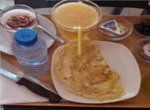 Desayuno inglés (EUR 3 por persona) 