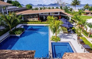 3 outdoor pools, open 8:00 AM to 10:00 PM, pool umbrellas, sun loungers