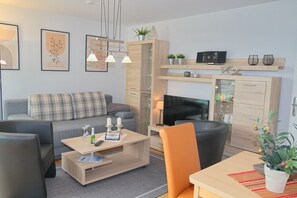 TV, DVD player, stereo - Villa am Hang App. 5 Inkl. Wlan (Grömitz)