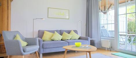 TV, DVD player, stereo