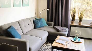 Fernseher, DVD-Player, Stereoanlage