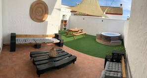 Terrace/patio - Preciosa Casa Rural en El Ronquillo (El Ronquillo)