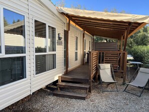 Terrace/patio - Mobilhome Ra30 Camping 4 Vias Plage 6/8 Personnes (Vias)