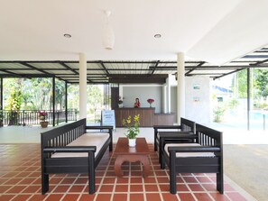 Lobby sitting area