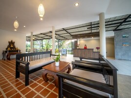 Zona de estar del vestíbulo