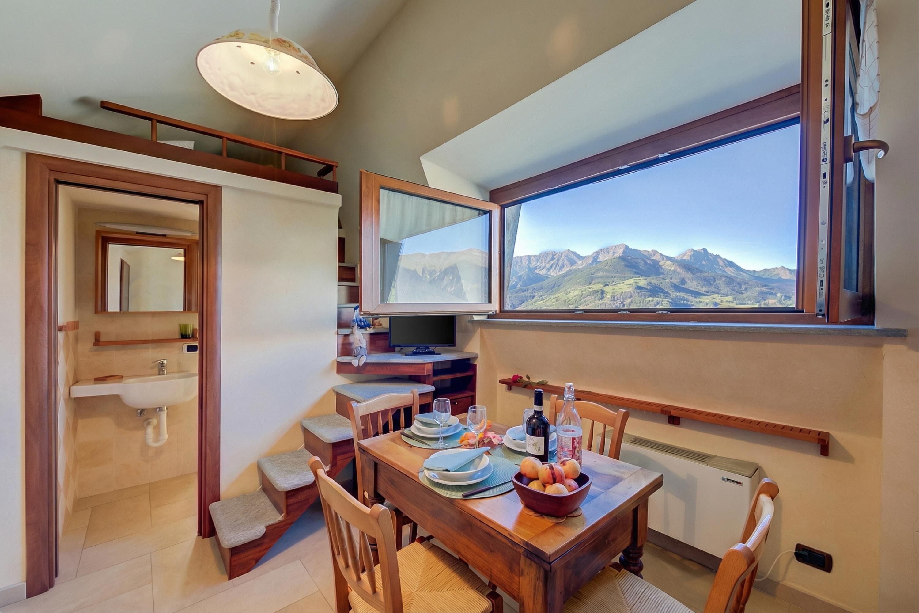 Studio Tiêu chuẩn, quang cảnh núi (Studio Placide Mountain View) | Khu ăn uống