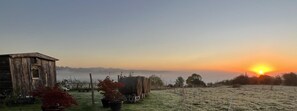 Cabin | Property grounds - Luxury Shepherd's Hut Style Cabin With Views (Hereford)