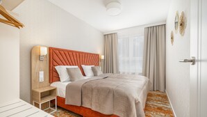 Apartamento, 1 quarto, sacada | 1 quarto, roupa de cama
