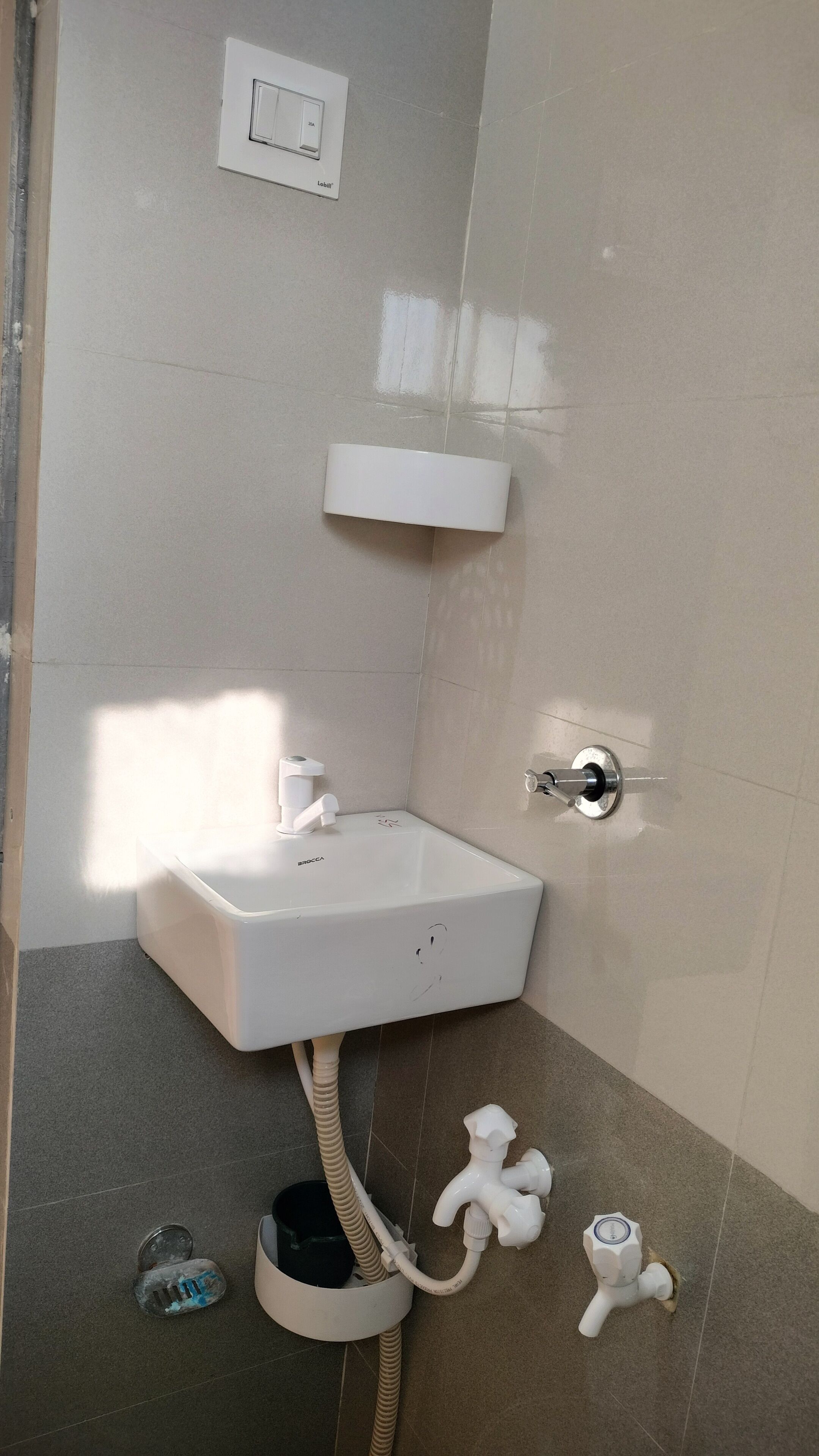 Dusche, Handtücher, Seife