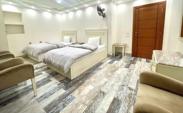 3 bedrooms, WiFi, bed sheets - Block A - 401 (Agouza)