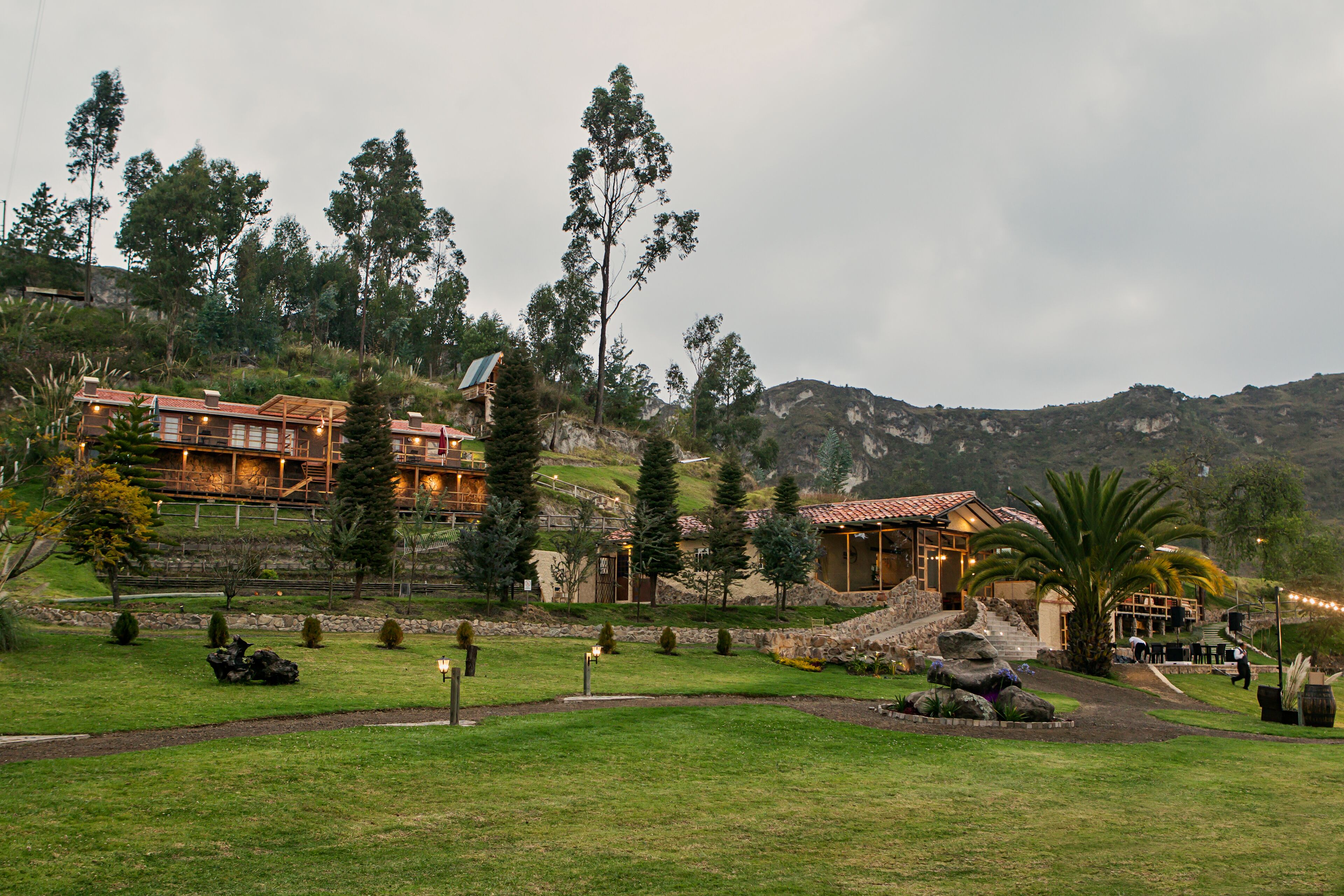 Espace banquet en plein air