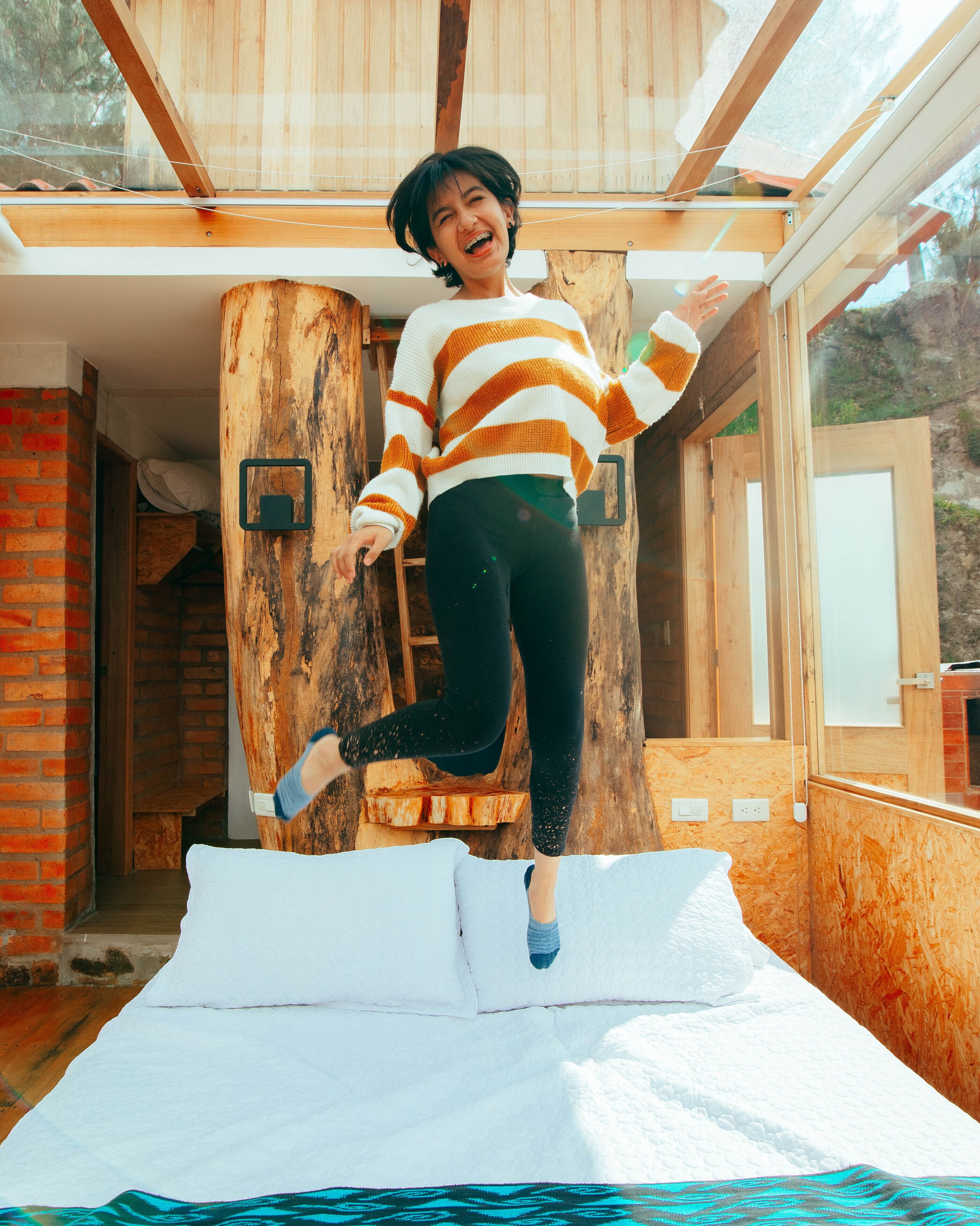 Deluxe Tree House | Premium bedding, down duvets, individually furnished, blackout curtains