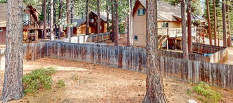 Spacious home with enclosed yard, private deck, fireplace, & washer/dryer