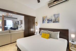 1 多间卧室、熨斗/熨衣板、上网接入、床单