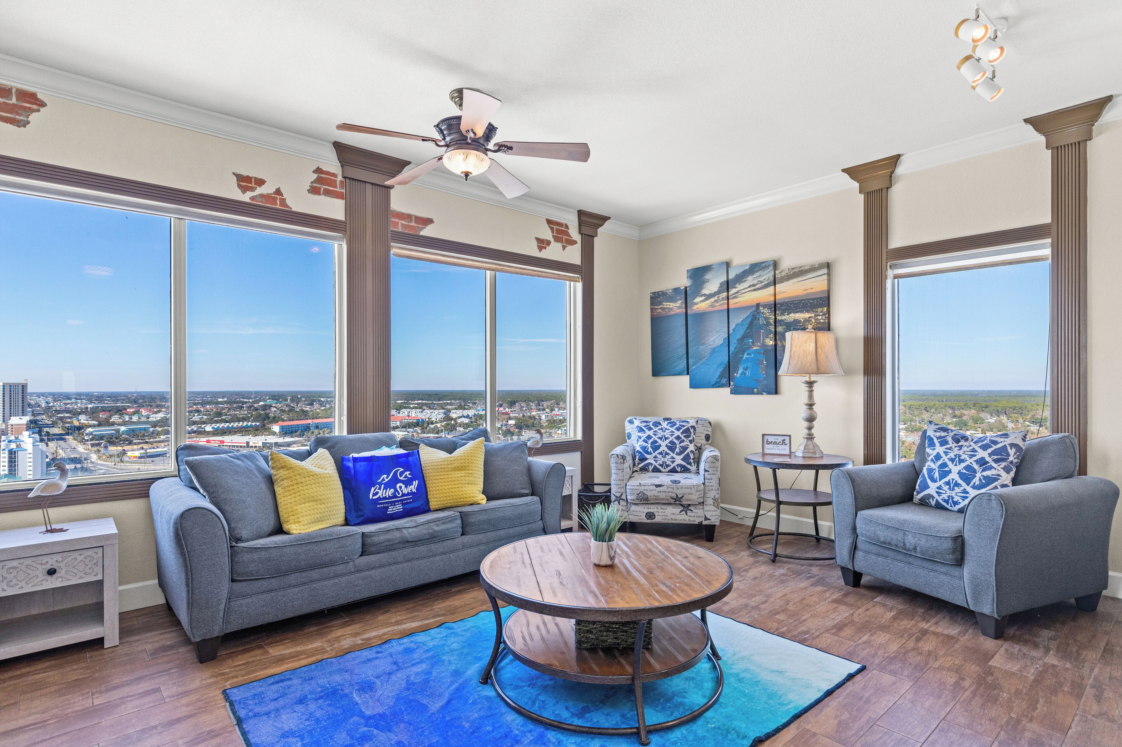 Condo, Multiple Beds, Balcony, Ocean View (Tidewater Beach Resort 2000) | Living area