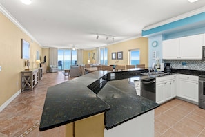 Condo, Multiple Beds, Balcony, Ocean View (Tidewater Beach Resort 1401) | Private kitchen - Tidewater Beach Resort  (Panama City Beach)