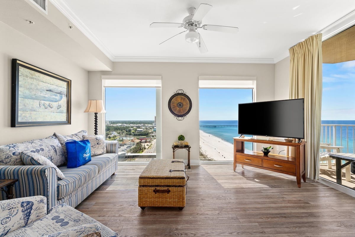Condo, Multiple Beds, Balcony, Ocean View (Tidewater Beach Resort 1318) | Living area