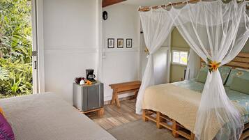 Premium bedding, down duvets, minibar, individually decorated