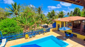 Suíte Deluxe Casal 2o Andar Com Vista, Varanda e Rede | Teras/patio