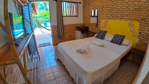 Suíte Casal Térreo Frente a Piscina | Free WiFi - Pousada Praia do Amor (Tibau do Sul)