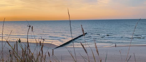 Una spiaggia nelle vicinanze