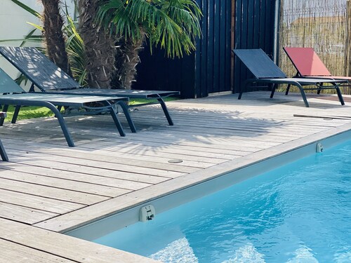 Villa D'architecte 10 Personnes Avec Piscine Chauffée