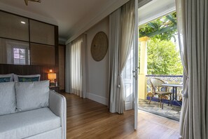 Habitació doble Deluxe | 1 dormitori, llençols de cotó egipci i roba de llit d'alta qualitat 