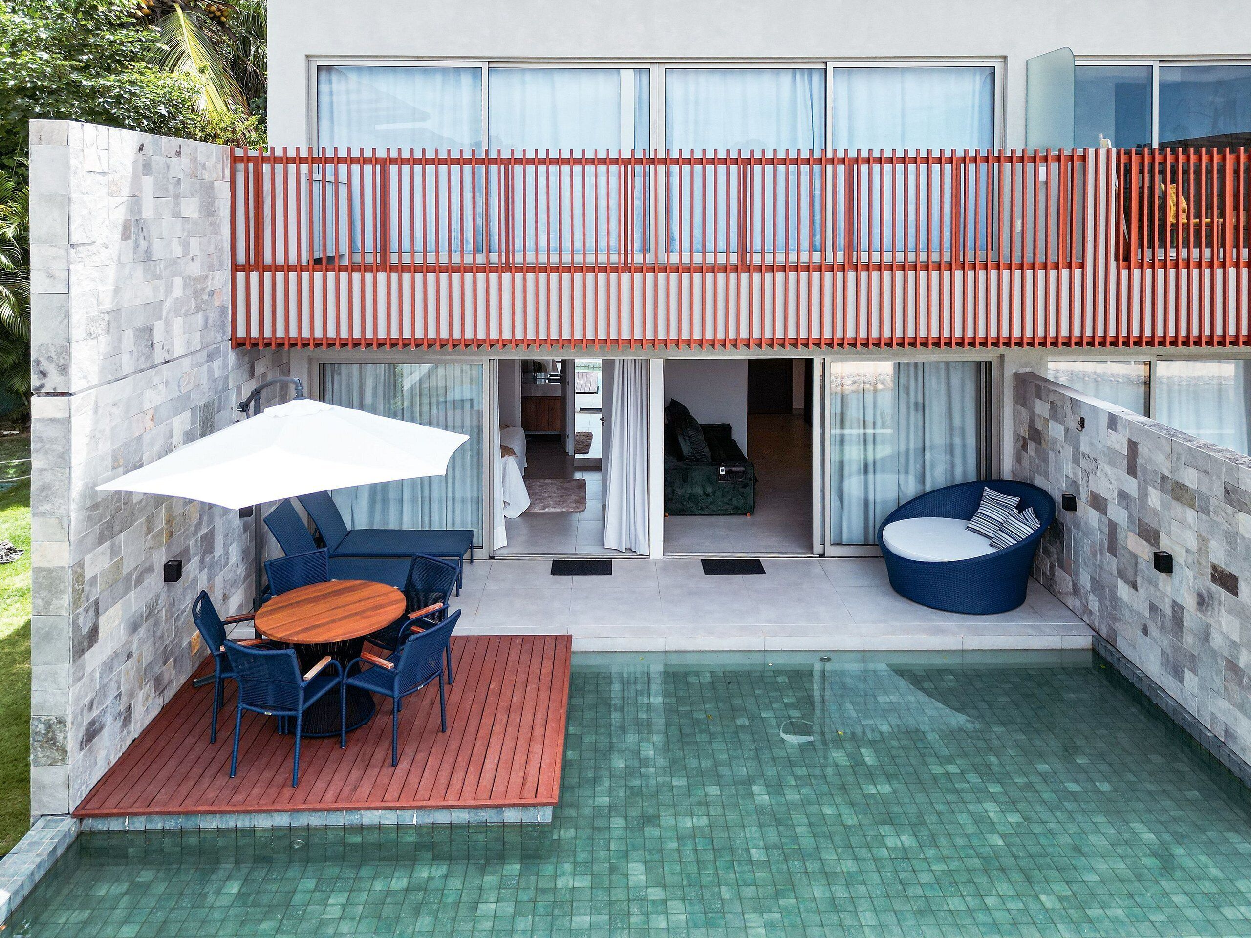 Apartamento básico | Opções para refeição ao ar livre