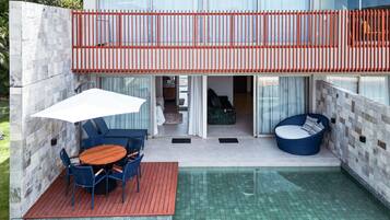 Apartamento básico | Opções para refeição ao ar livre