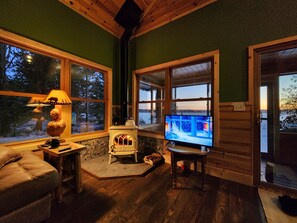 Älytelevisio, takka