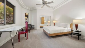 8 bedrooms, desk, iron/ironing board, travel cot