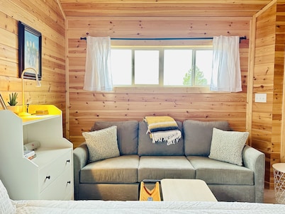 Sleeping Lion Casita in Fort Davis, Texas. Explore The Davis Mountains and area.