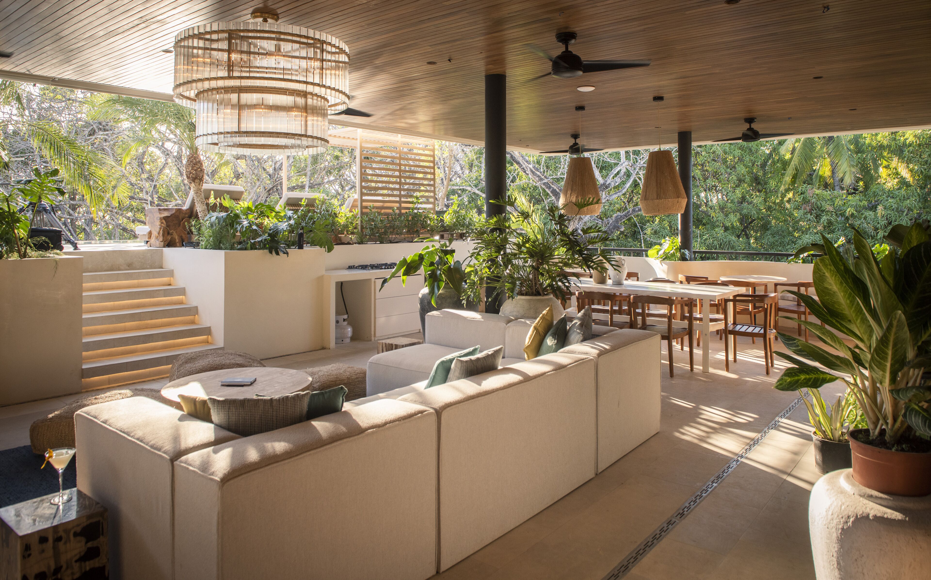 Terrasse sur le toit