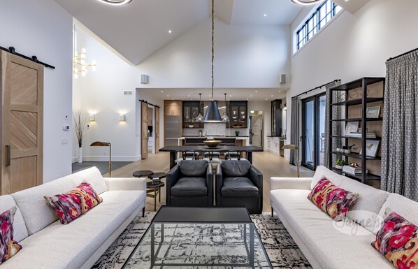 TV, fireplace, stereo, offices - Stunning new 5 bedroom, 5 bath home on the Escarpment! (Clarksburg)