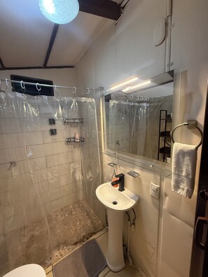 Towels, soap, toilet paper