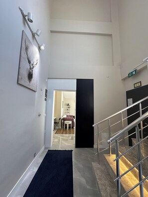 Interior entrance