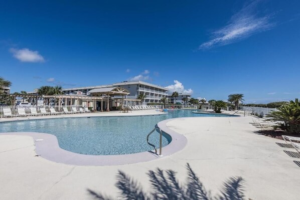 Indoor pool, outdoor pool