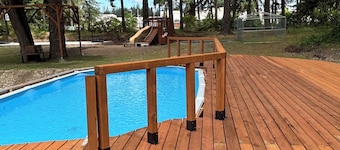 Swimming Pool, volleyball court, Pickleball court, basketball court, BBQ Grill