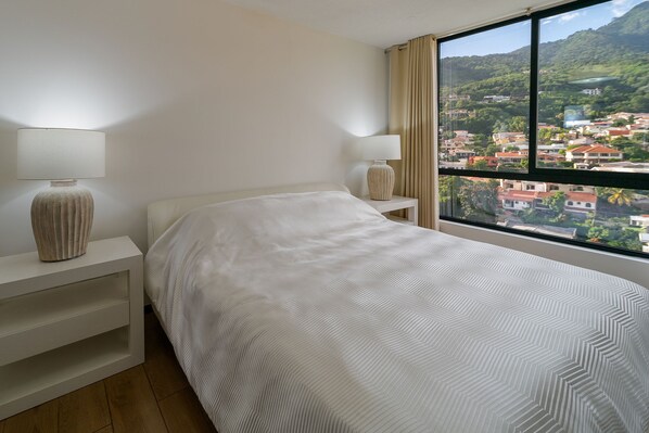 Departamento Deluxe, 3 habitaciones, vista a la montaña | 3 habitaciones y sábanas de algodón egipcio 