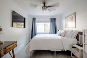 1 dormitorio, escritorio, tabla de planchar con plancha y wifi gratis