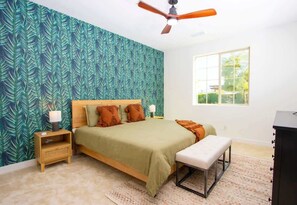 4 bedrooms, iron/ironing board, travel crib, WiFi
