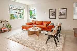 TV, fireplace, offices - PGA Desert Escape | Pool, Gym & Gated Access (La Quinta)