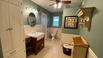 SĂšche-cheveux, serviettes fournies, savon, shampoing