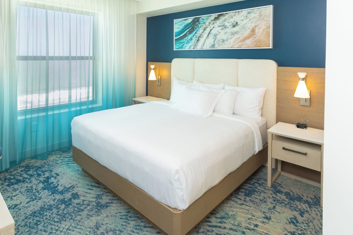 In-room safe, blackout drapes, iron/ironing board, bed sheets
