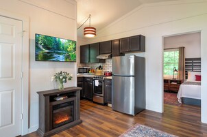 Egyptian cotton sheets, premium bedding, laptop workspace