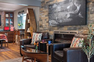 Sala de estar en el lobby